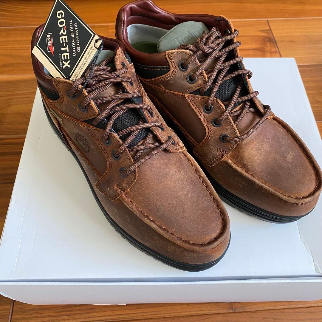 新品未使用 Timberland Moc Toe Mid GTX ブラウン 27