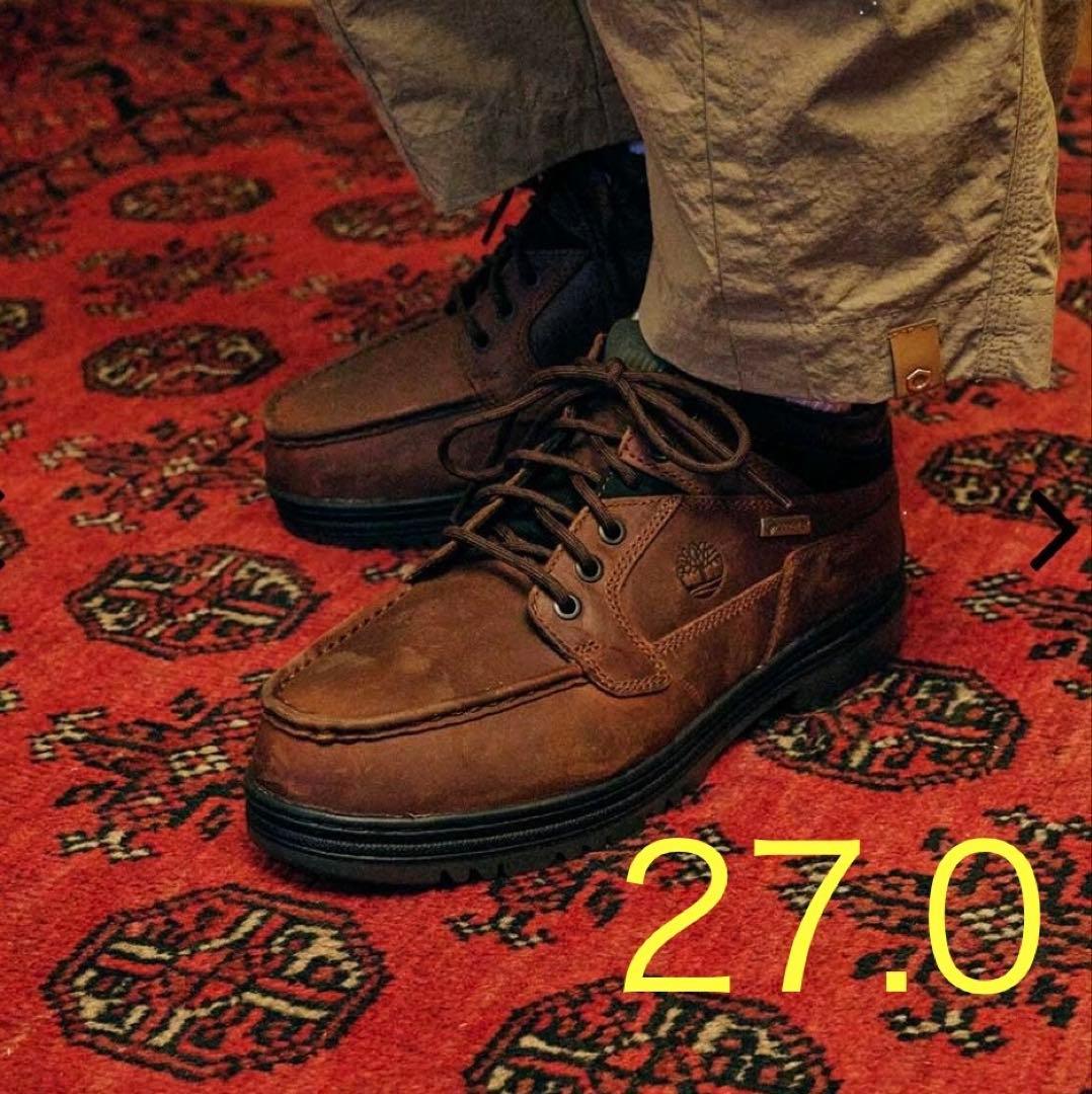 新品未使用 Timberland Moc Toe Mid GTX ブラウン 27