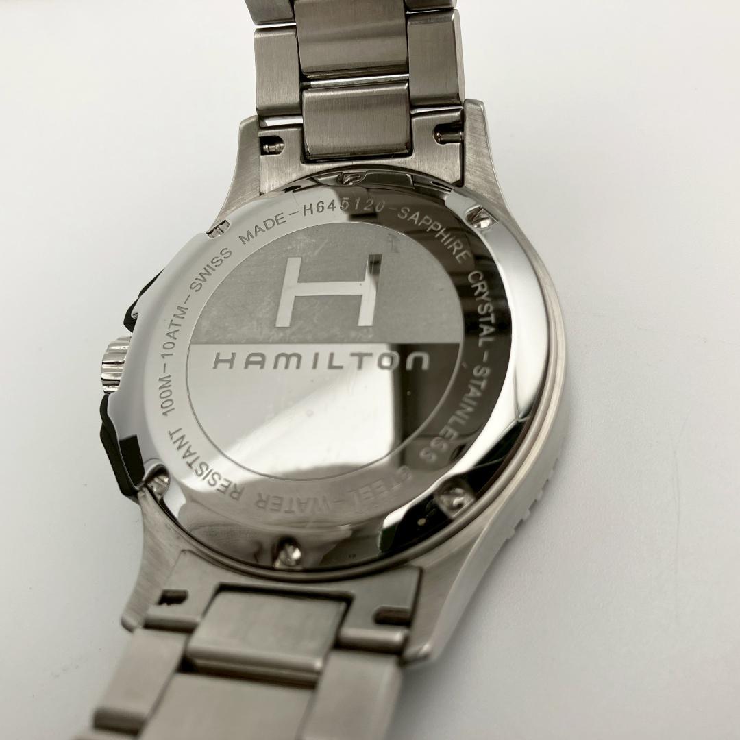 ハミルトン カーキ キング スクーバ クロノグラフ H654120 動作確認済