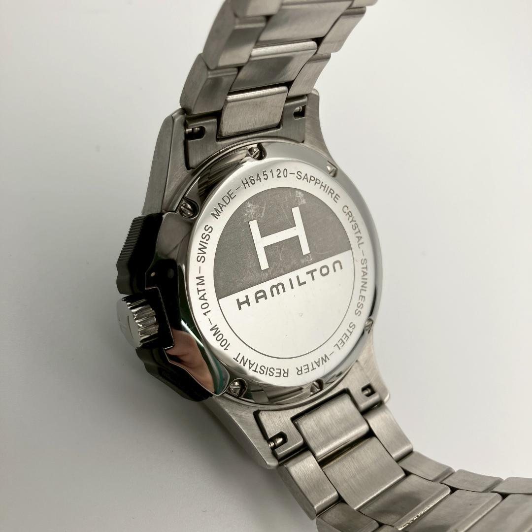 ハミルトン カーキ キング スクーバ クロノグラフ H654120 動作確認済