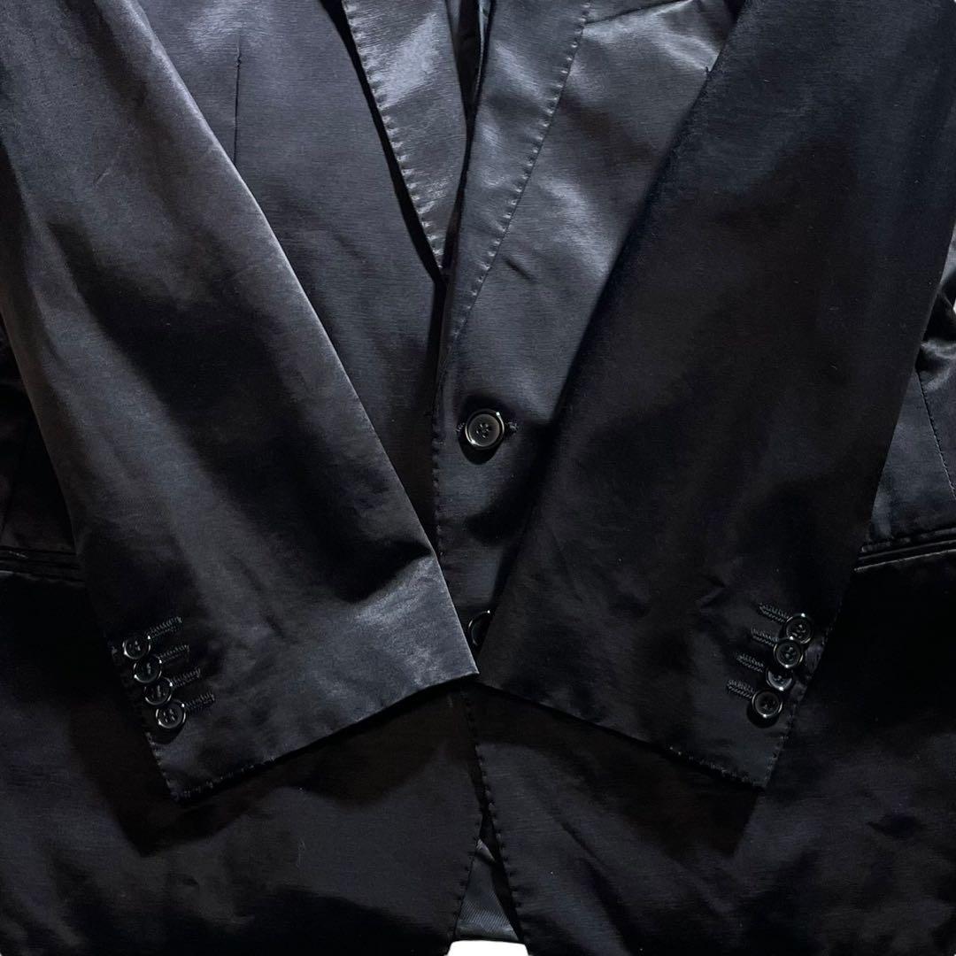 【圧巻の光沢感!!!】Dolce＆Gabbana スーツ 52 DGロゴ