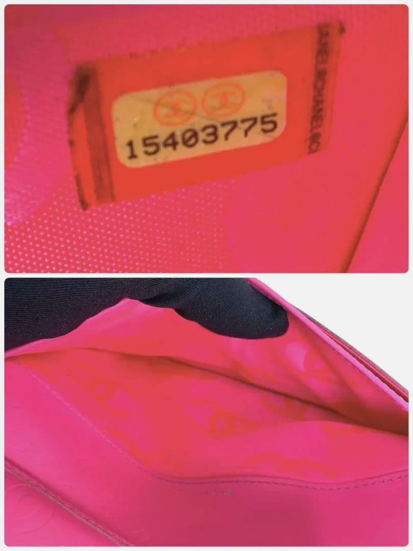 ギャランティ付属✨️極美品✨️ CHANEL カンボンライン 三つ折り 長財布