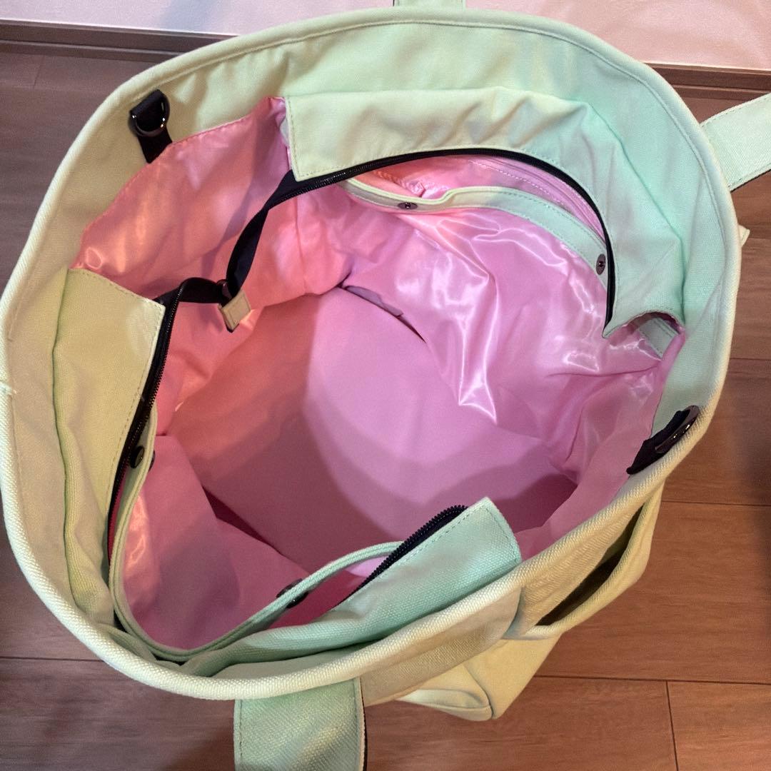 PEARLY GATES ミントグリーン ロッカーバッグ