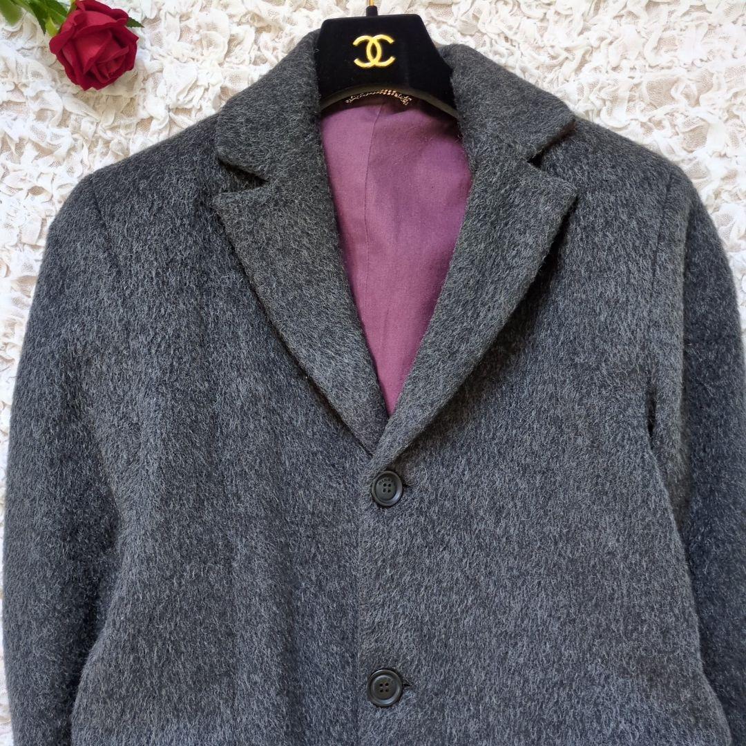 【美品】DESEL ディーゼル モヘア混 ウールチェスターコート M