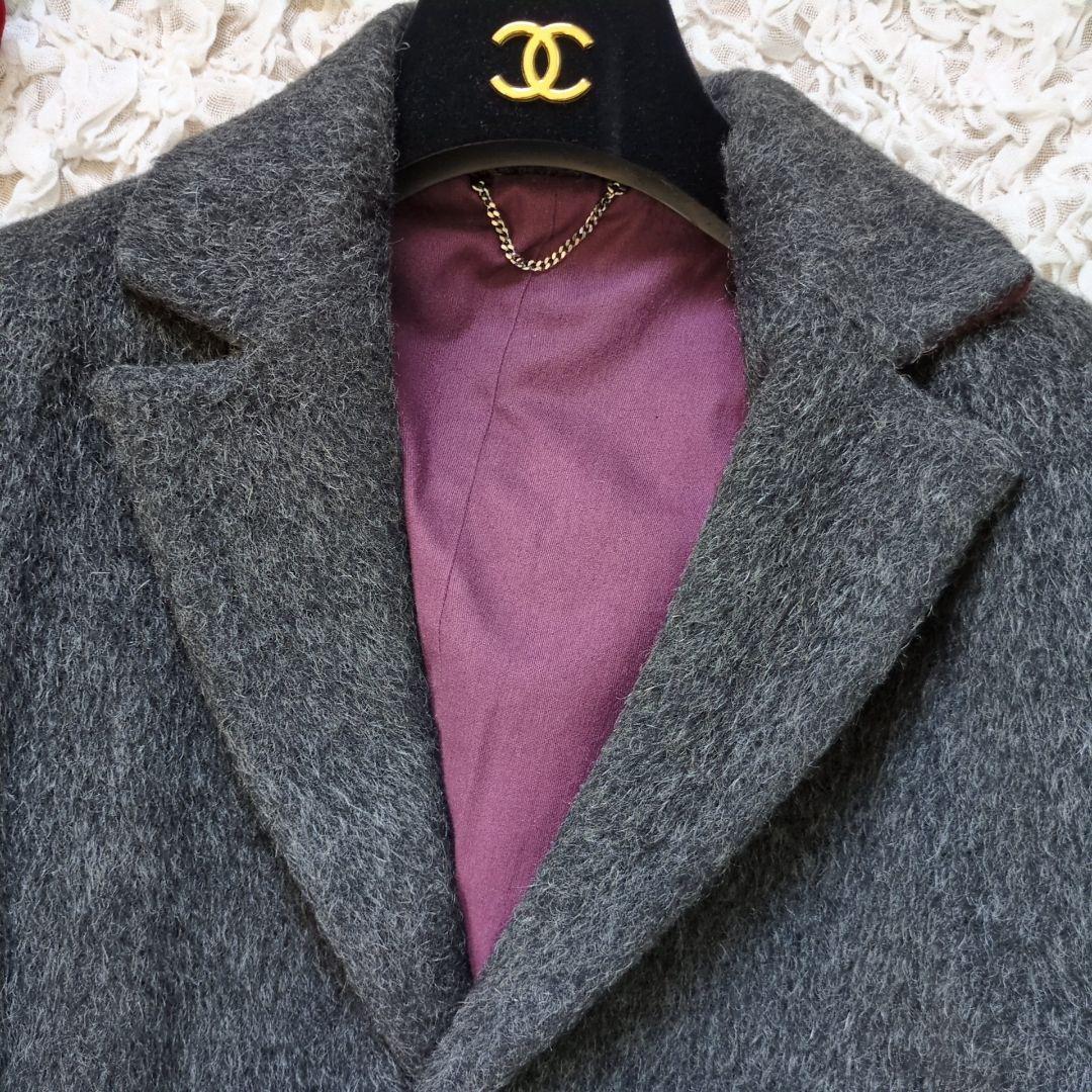 【美品】DESEL ディーゼル モヘア混 ウールチェスターコート M