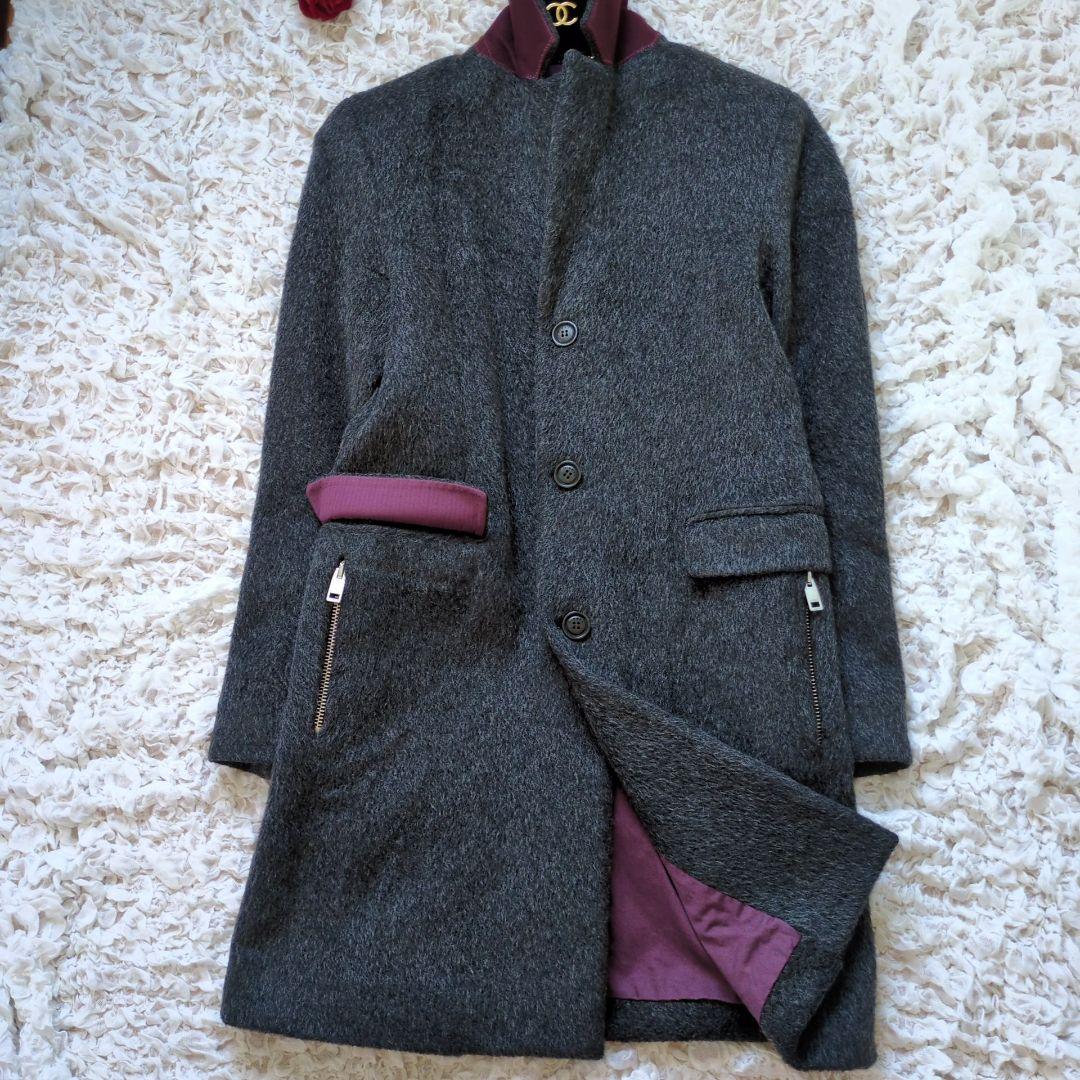 【美品】DESEL ディーゼル モヘア混 ウールチェスターコート M