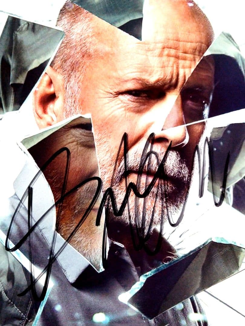 セール…ブルース・ウィリス直筆サイン入り2Lサイズ写真‥Bruce Willis