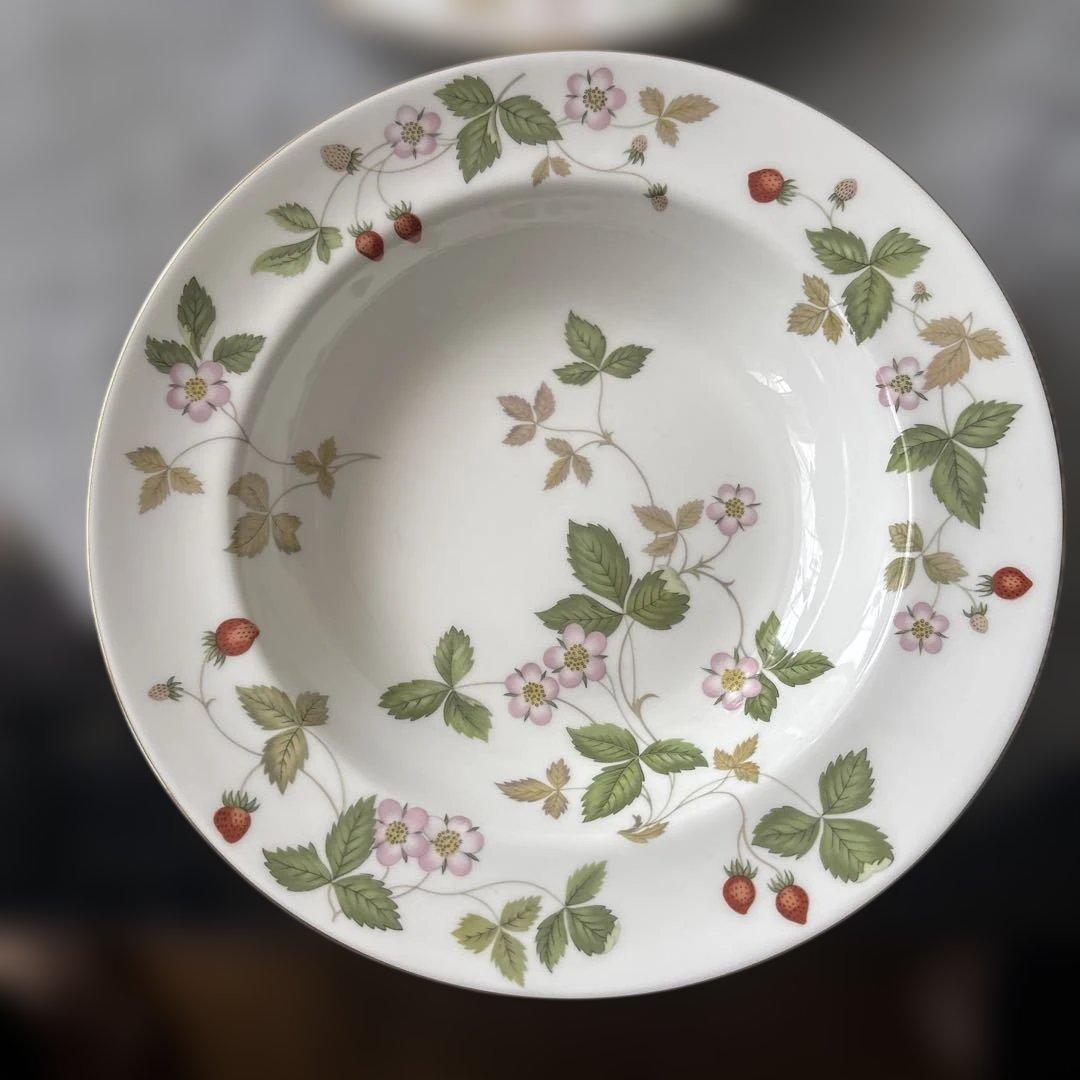  WILD STRAWBERRY スープ皿 2枚セット新品未使用