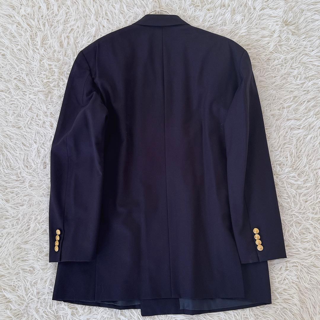 保管用カバー付✨大きいサイズ ポロバイラルフローレン 紺ブレ ダブル 金ボタン