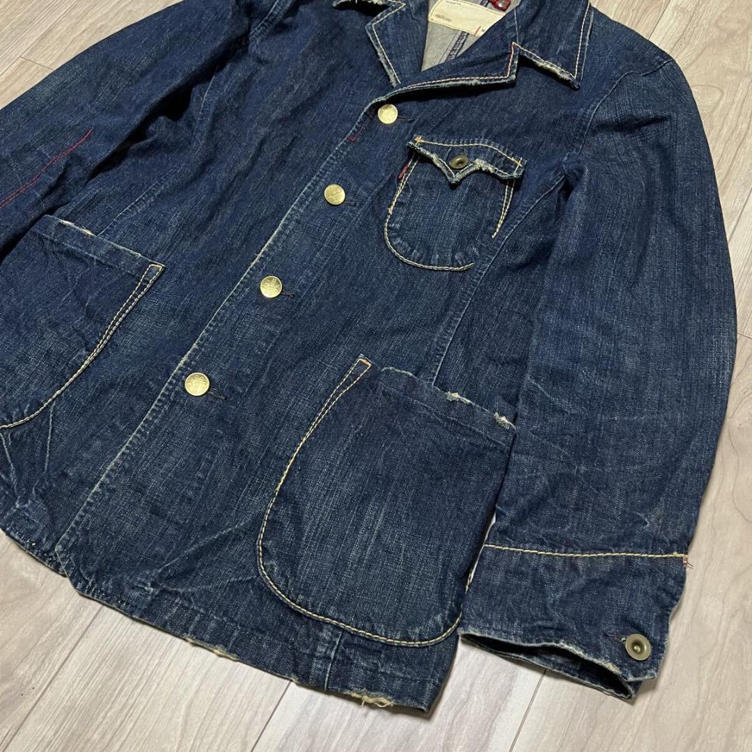 USED加工 LEVI'S カバーオール デニムジャケット R-8524