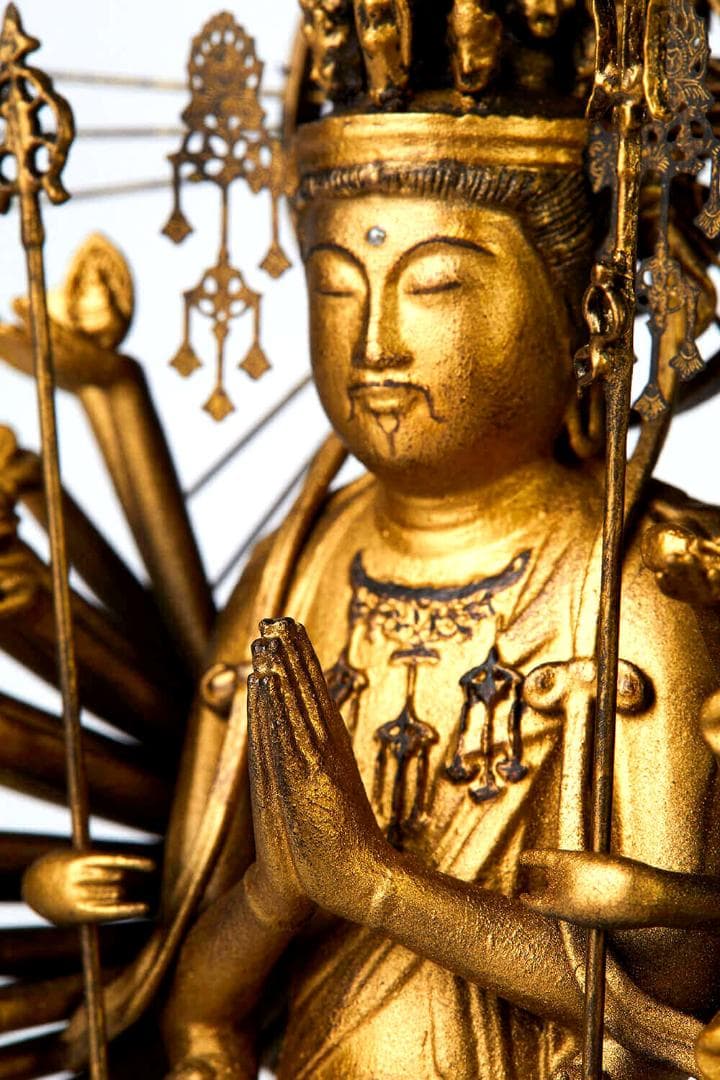 ★新品同様★イスム TanaCOCORO 掌 仏像 千手観音～慶派～★17