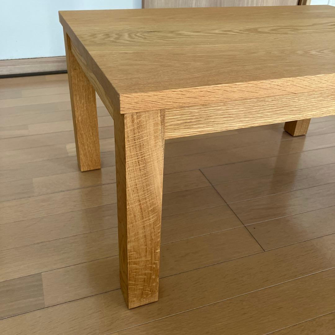 はーとぼっくす工房　オーク材　無垢材　ローテーブル　座卓