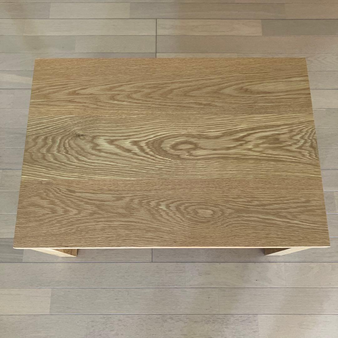 はーとぼっくす工房　オーク材　無垢材　ローテーブル　座卓