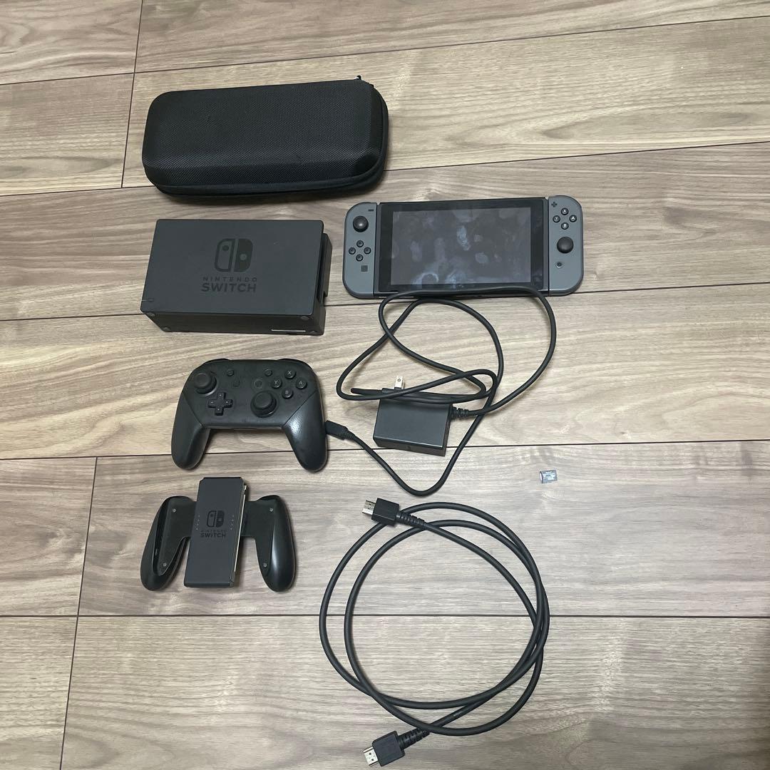Nintendo Switch 本体と付属品セット　プロコン　SDカード付き
