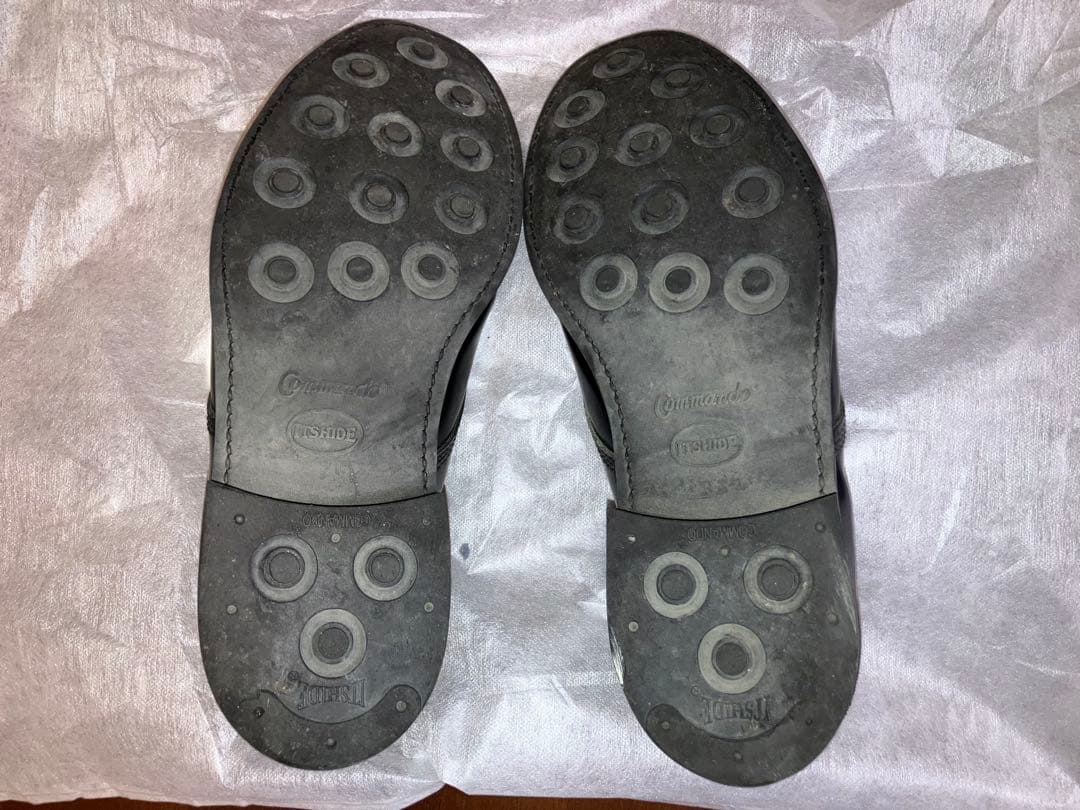 Sanders ミリタリーダービー 黒 ドレスシューズ GB7 25.5cm