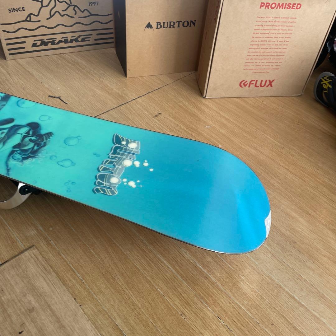 BURTON　バートン　カスタムバインディング付スノーボードセット　CUSTOM