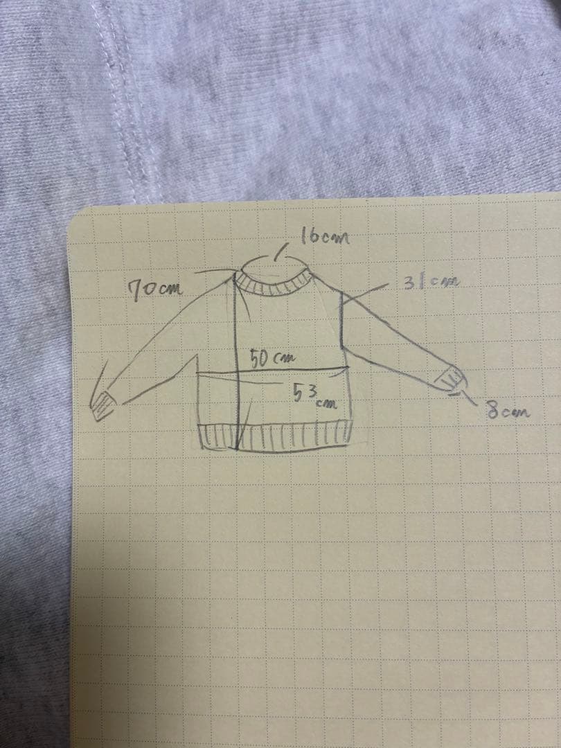 OSHMIA REI オオシマレイ　Crew Neck Short P/O