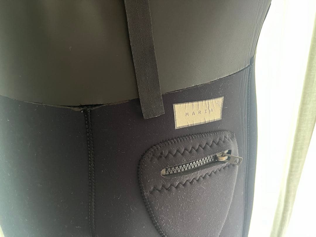 MARIA WETSUIT ウエットスーツ　セミドライウェットスーツ 黒 長袖