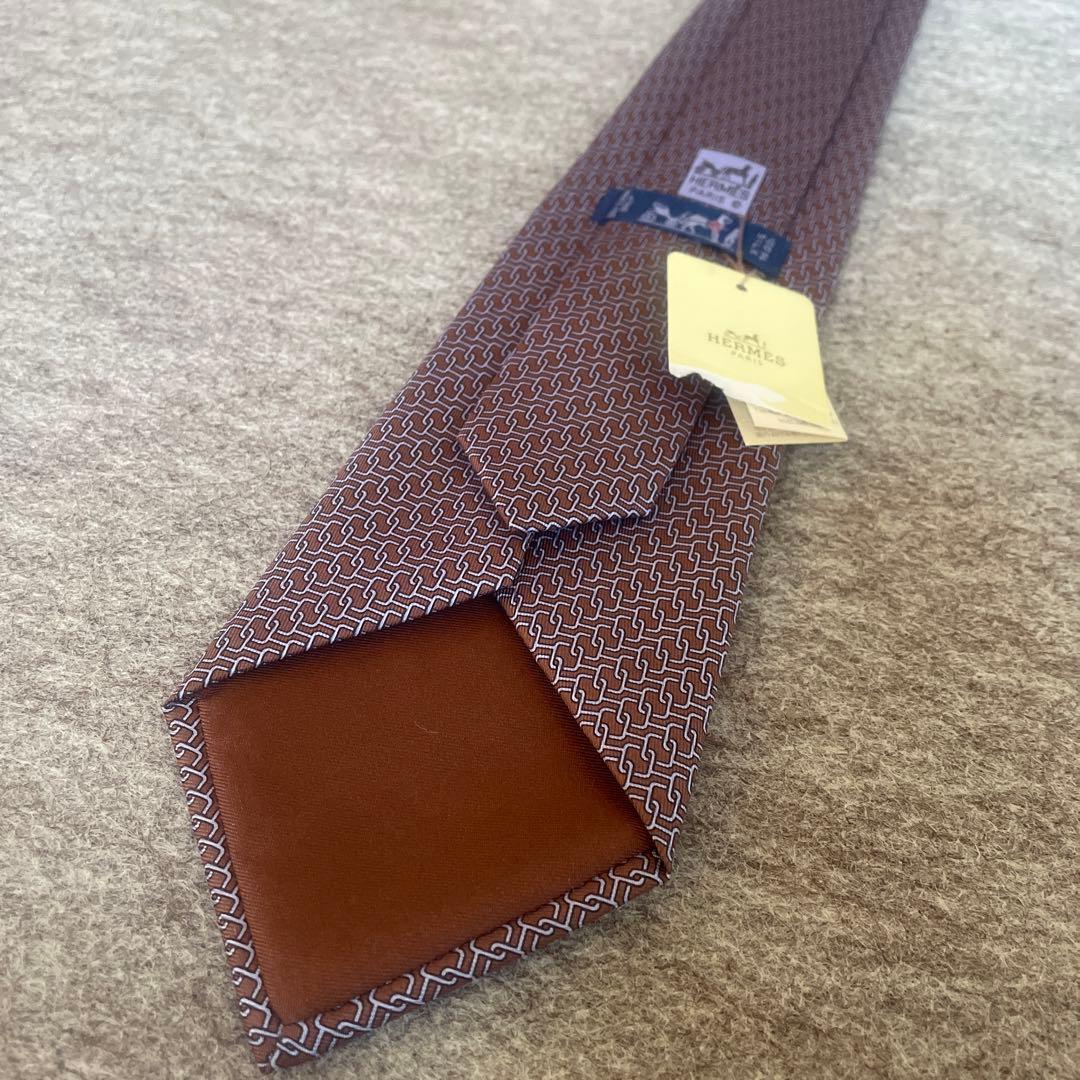 新品‼️ エルメス　HERMES ネクタイ　シルク100%