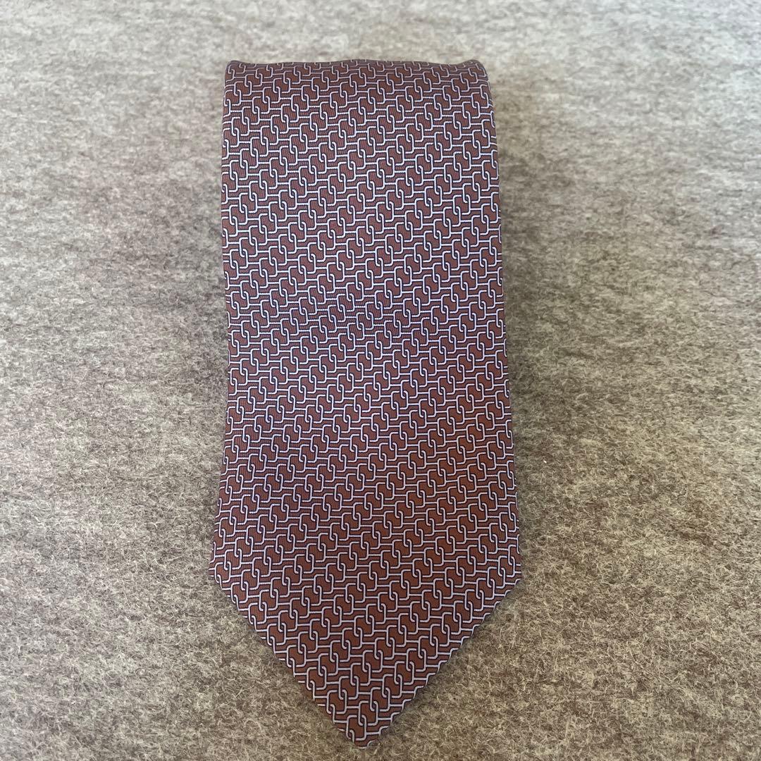 新品‼️ エルメス　HERMES ネクタイ　シルク100%