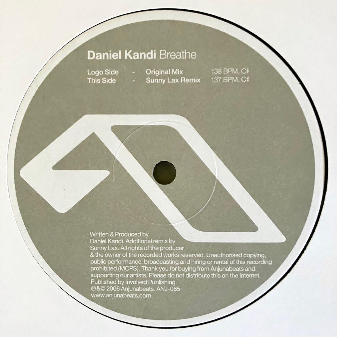 洋楽 Daniel Kandi - Breathe 12\" Anjunabeats