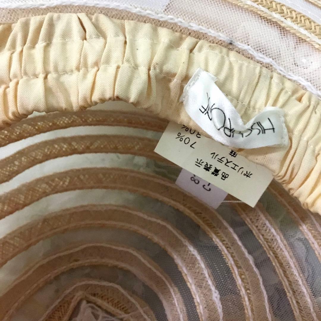 ♡ヒスクローネ♡シルクのおリボン帽子