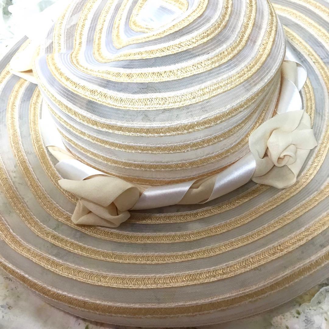 ♡ヒスクローネ♡シルクのおリボン帽子