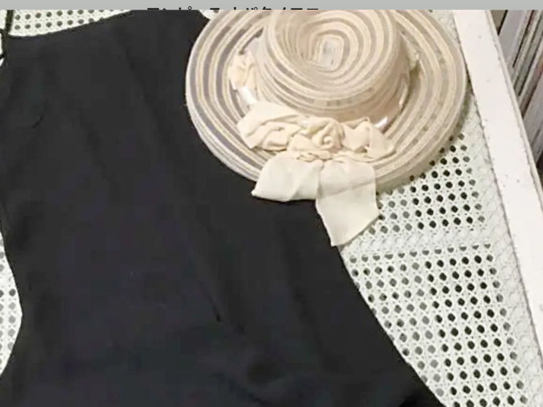 ♡ヒスクローネ♡シルクのおリボン帽子