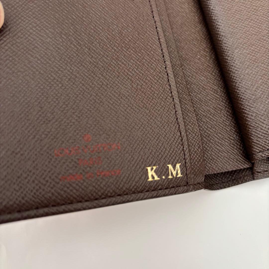 LOUIS VUITTON 二つ折り財布　ダミエ