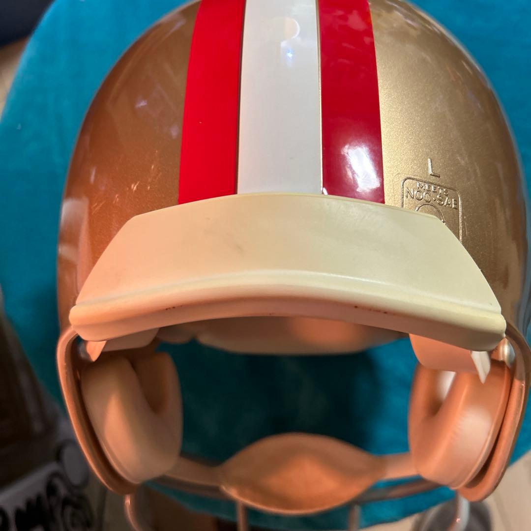 サンフランシスコ49ers ヘルメット ゴールド
