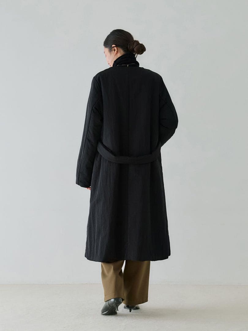 crewre 2wayノーカラーパファーコート サイズ3