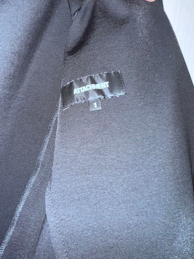 ノーカラージャケット 黒