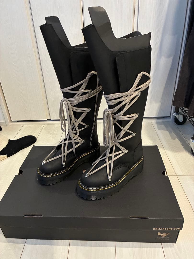 靴 Rick Owens Dr.Martens 1B60 PENTALACEQUAD