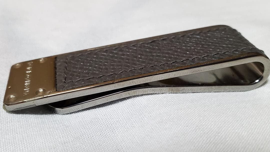 正規未 レア ドルチェ&ガッバーナ エンブレムロゴ レザーコンビマネークリップ黒