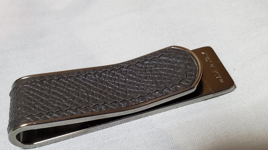 正規未 レア ドルチェ&ガッバーナ エンブレムロゴ レザーコンビマネークリップ黒