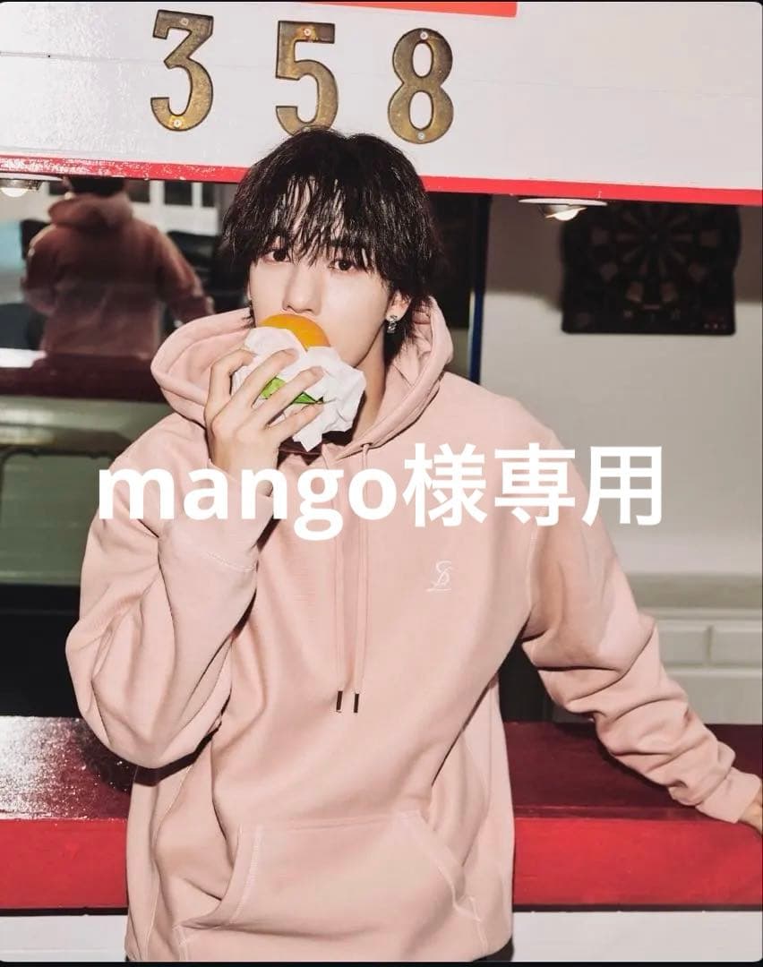 n.ssign カズタ　Sula logo hoodie/ Smoky Pink