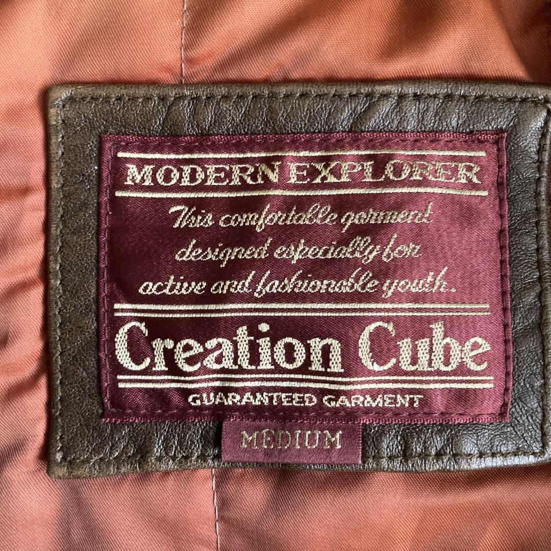 【Ｍ】ヴィンテージ G-1 フライトジャケット レザー × ボア襟 重厚個体