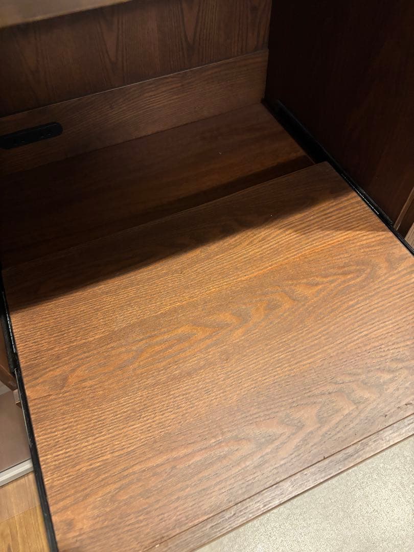 LOWYA 食器棚 レンジ台 キッチン収納 タモ突き板 キャビネット