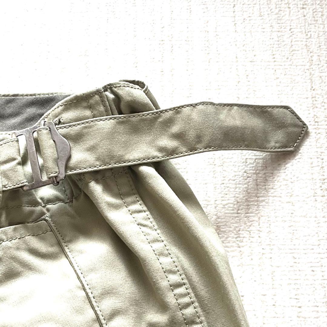 【6割引】nanamicaナナミカ/サイドベルトワイドパンツ