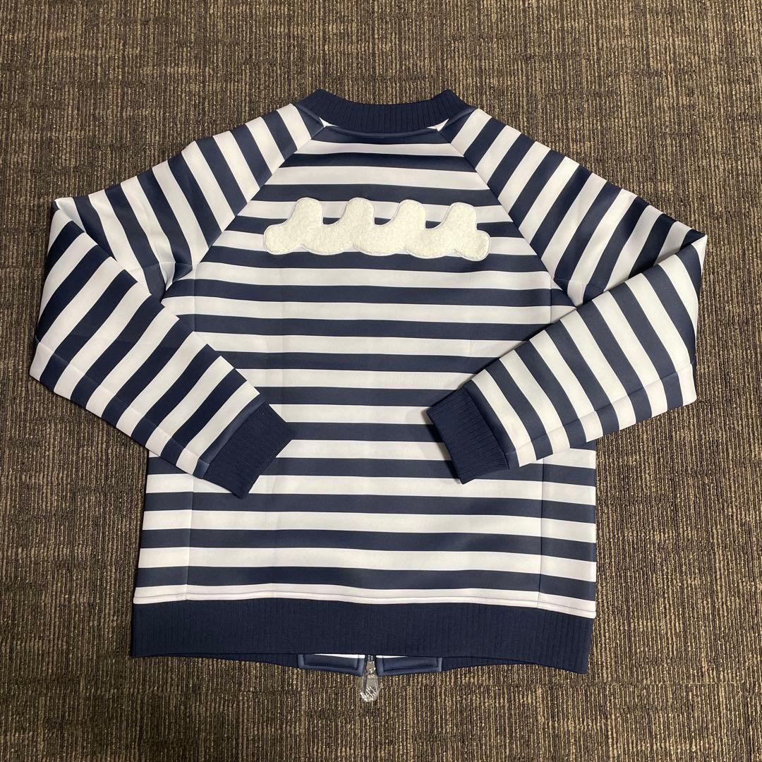 新品　MUTA ストライプ ジップアップジャケット 定価38000円