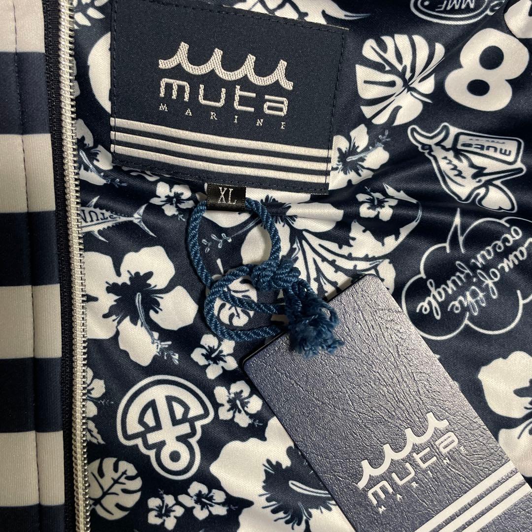 新品　MUTA ストライプ ジップアップジャケット 定価38000円