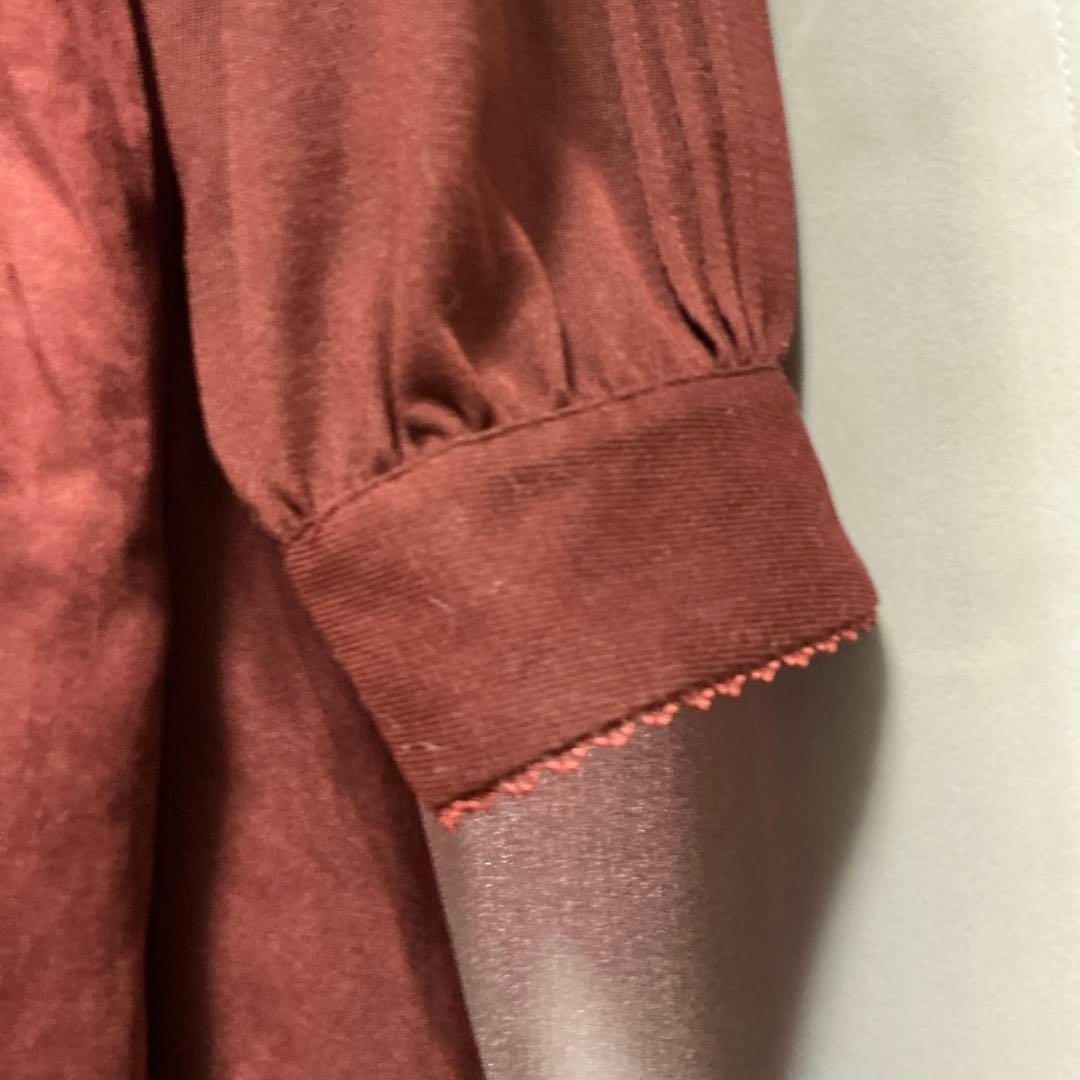 クラロリくる実 ノエル・ド・メモワール ワンピース 4L しまむら　ワインレッド