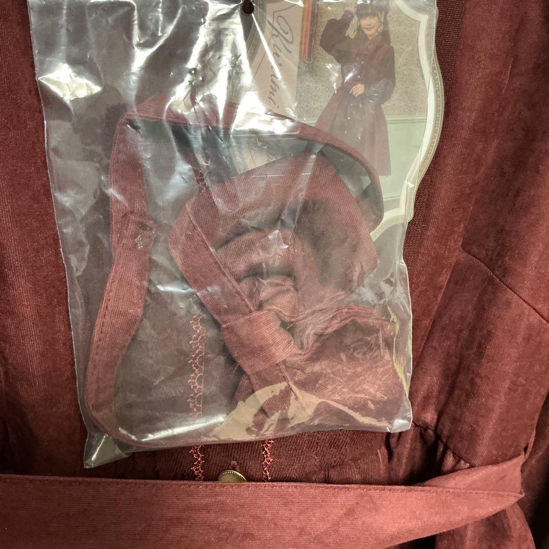 クラロリくる実 ノエル・ド・メモワール ワンピース 4L しまむら　ワインレッド