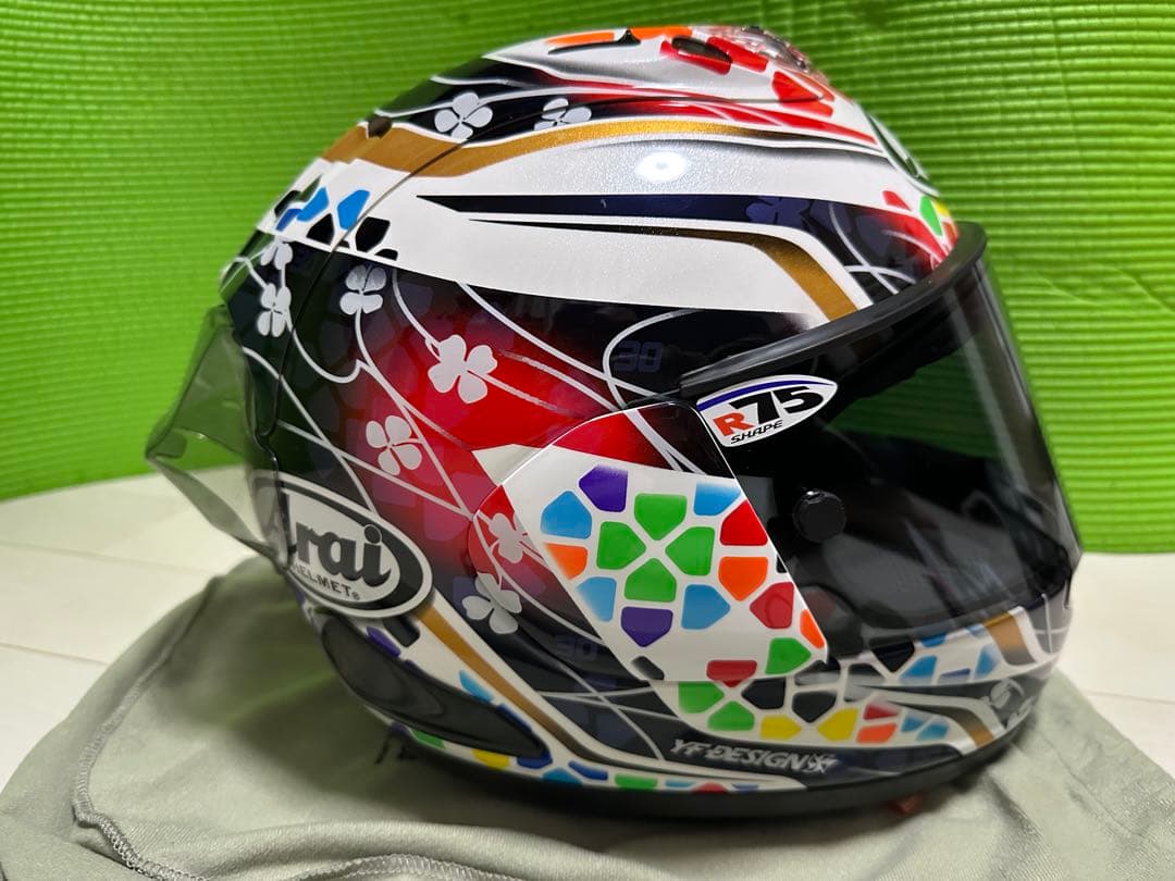 アライ　rx-7xナカガミGP2 Mサイズ(57-58)ダブルレンズシールド