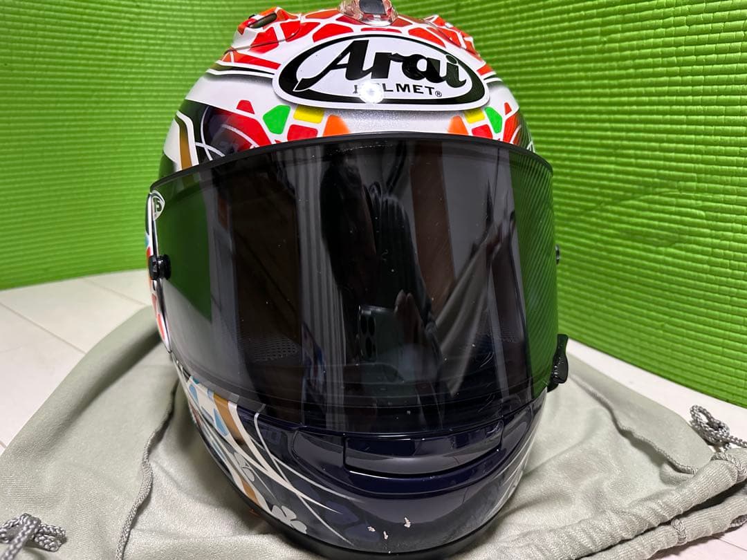 アライ　rx-7xナカガミGP2 Mサイズ(57-58)ダブルレンズシールド