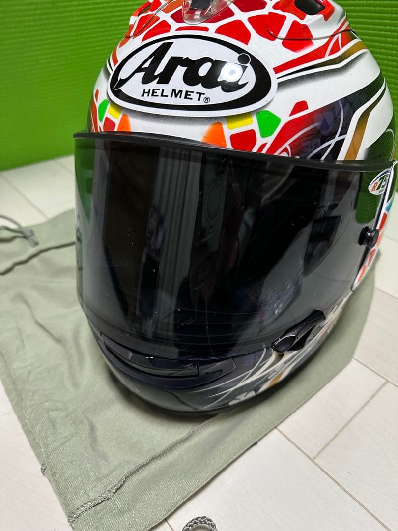 アライ　rx-7xナカガミGP2 Mサイズ(57-58)ダブルレンズシールド