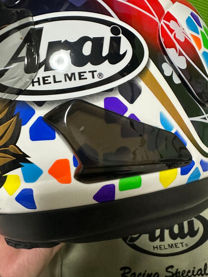 アライ　rx-7xナカガミGP2 Mサイズ(57-58)ダブルレンズシールド