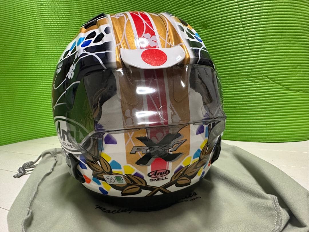 アライ　rx-7xナカガミGP2 Mサイズ(57-58)ダブルレンズシールド