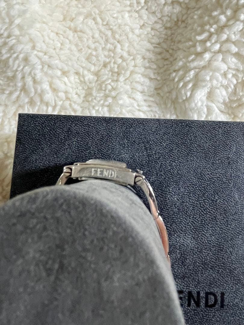 FENDI フェンディ 6000L オロロジ ズッカ柄 シルバー クォーツ