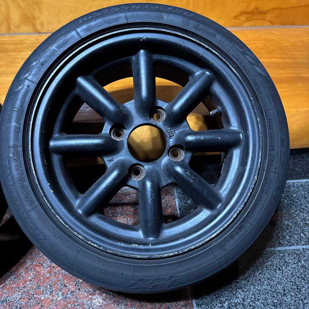 ブラックレーシング14インチ　4本　ワタナベ　BP 旧車　ハコスカ　ケンメリ
